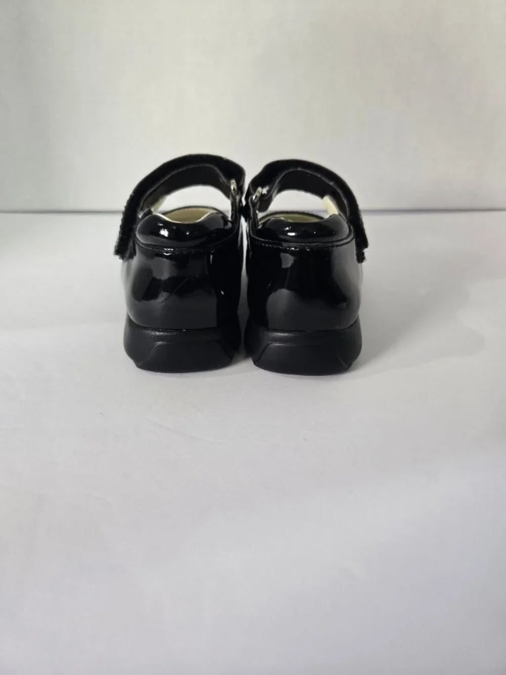 Nordstrom Black Patent Leather Mary Jane Shoes Toddler Girls Size 22 US 6 Flats